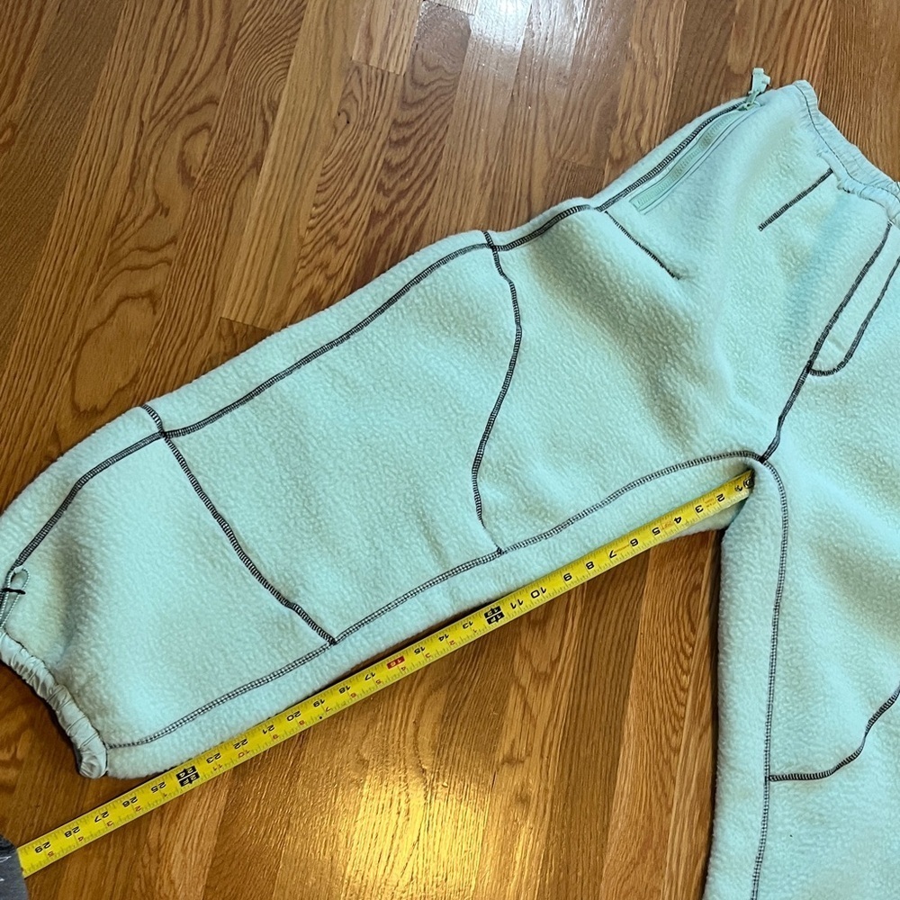 Free People Hit The Slopes Fleece Pants Size L NEW - Picture 8 of 13
